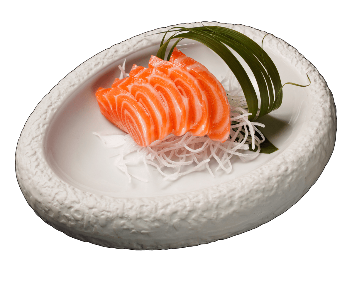 Sashimi de salmón